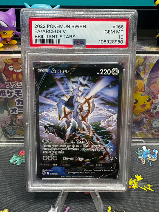 PSA 10 Arceus V (Alternate Full Art) - SWSH09: Brilliant Stars (SWSH09)