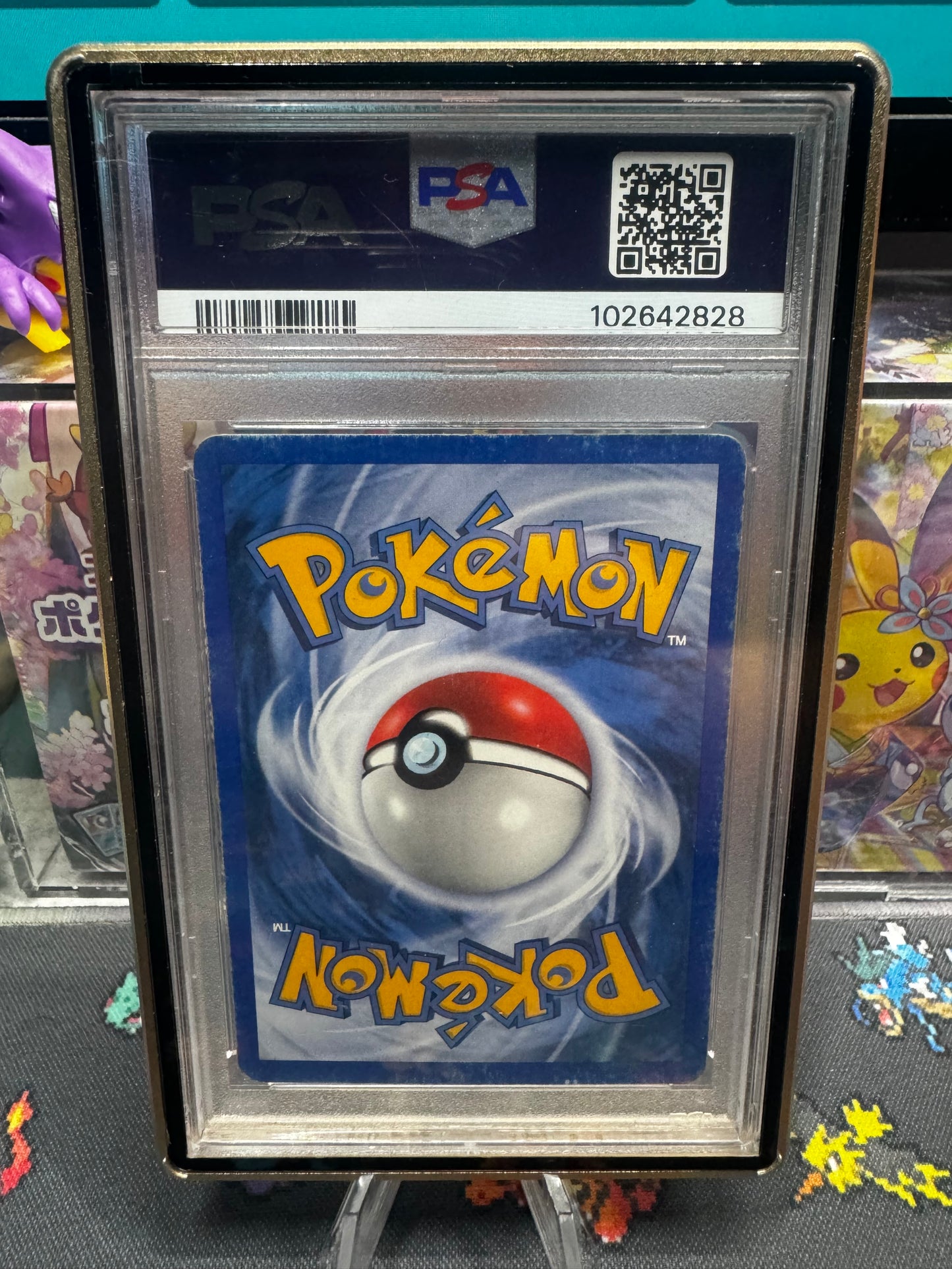 PSA 4 Suicune Pokemon EX Unseen Forces Gold Star Holo