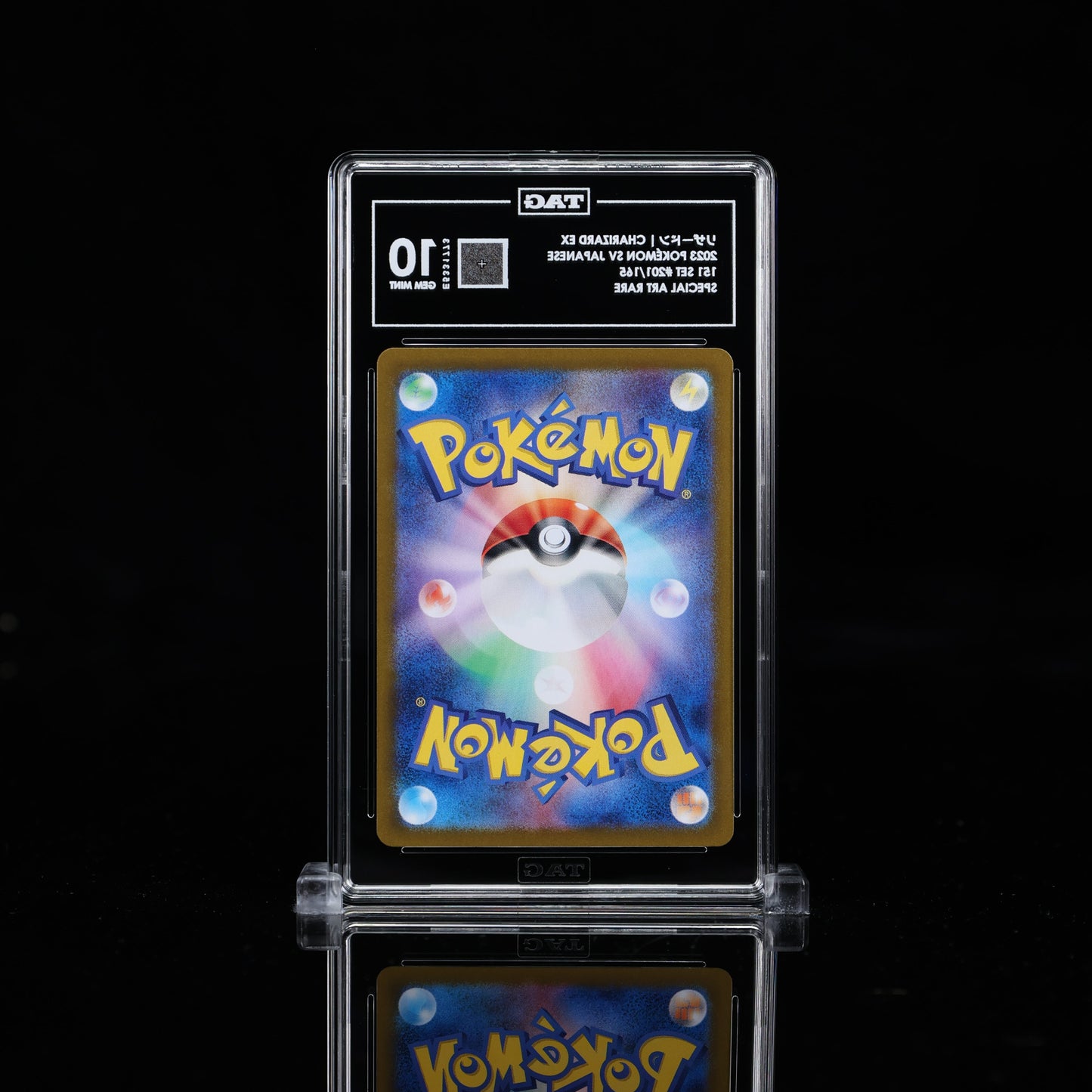 Japanese 151 Charizard 201/165 TAG Gem Mint 10