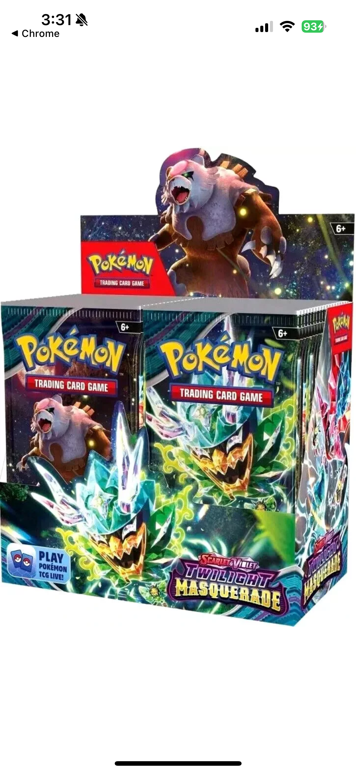 Scarlet & Violet: Twilight Masquerade Booster Box