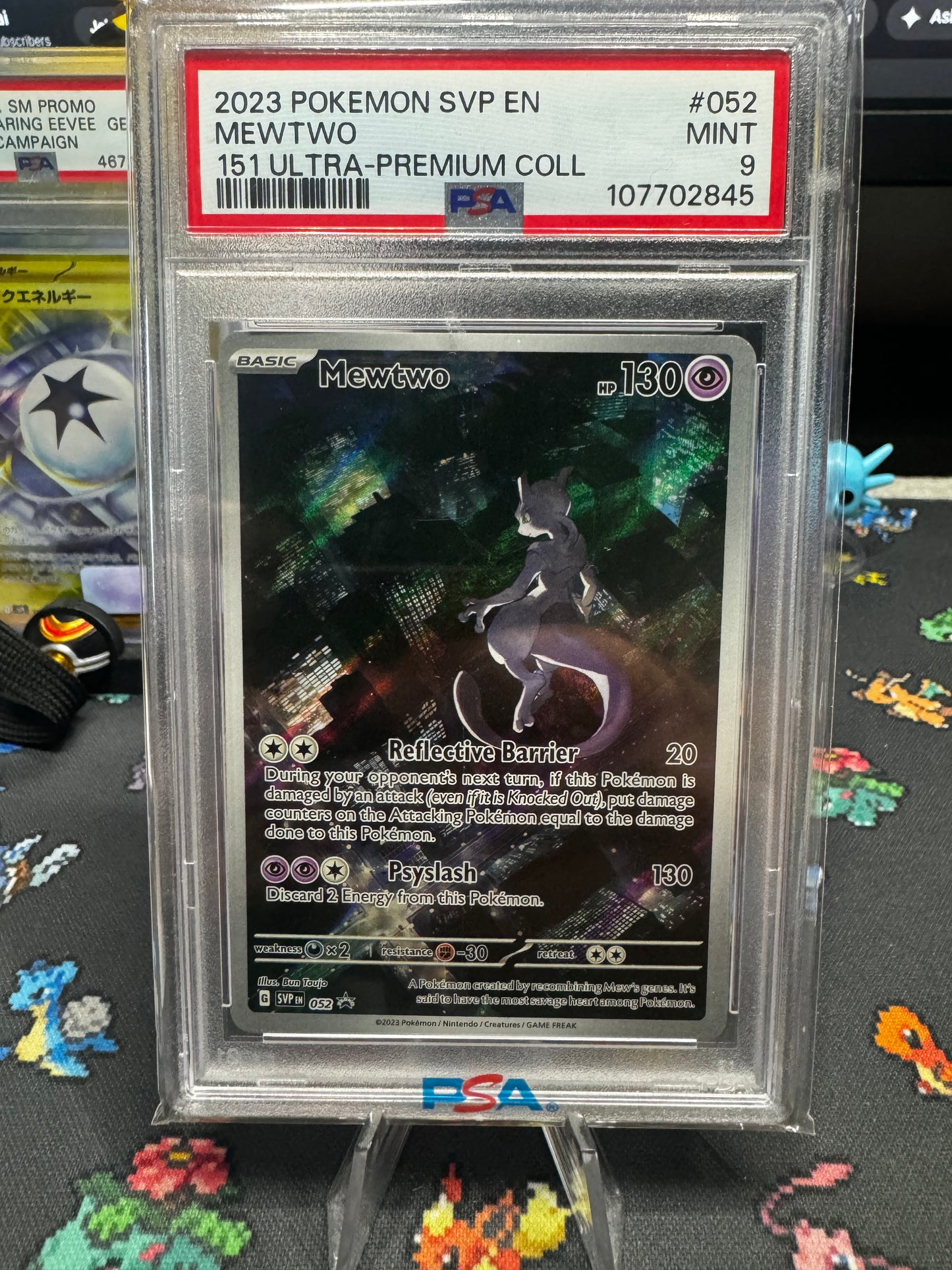PSA 9: Mewtwo - 052 - SV