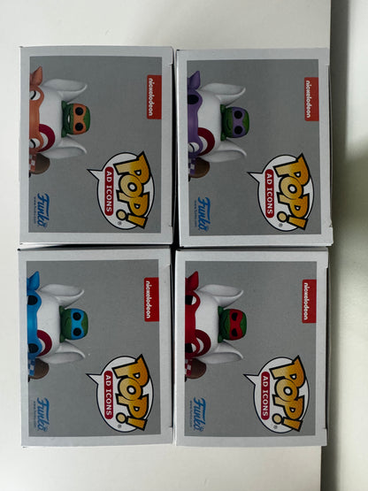Funko Pop! Ad Icons TMNT Bullseye in Ninja Mask Complete Set Target Exclusive