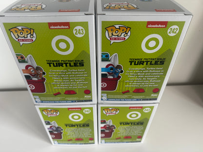 Funko Pop! Ad Icons TMNT Bullseye in Ninja Mask Complete Set Target Exclusive