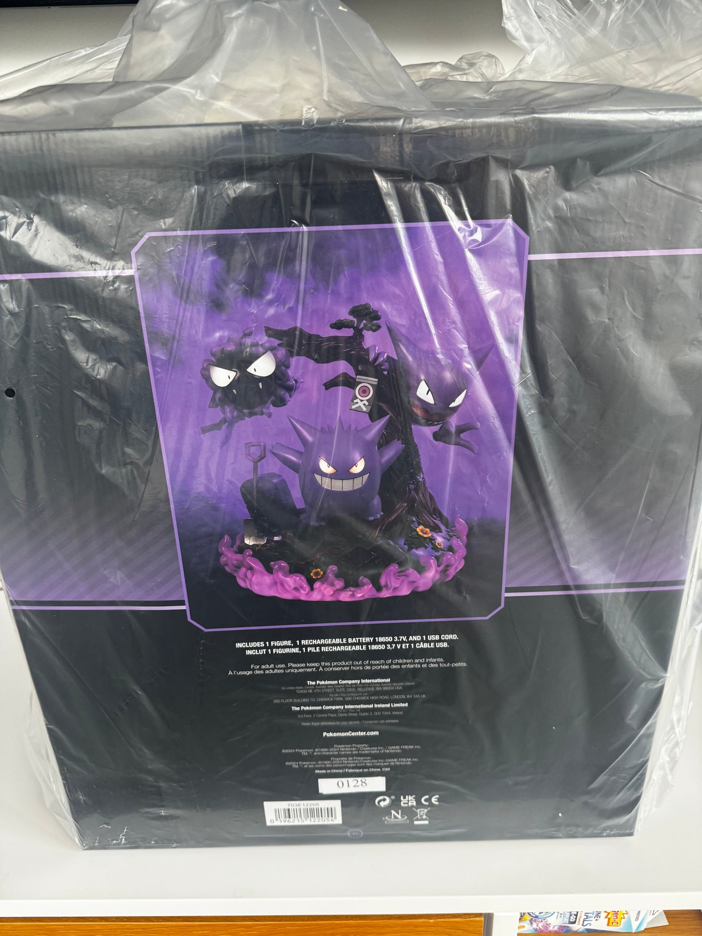 Pokémon Looming Shadows Figure By First 4 Figures Gengar Exclusive 128/1000 IN HAND