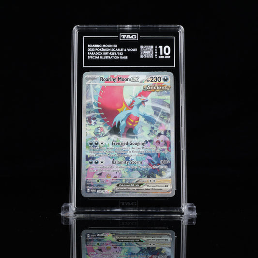 Roaring Moon EX SAR 251/182 TAG 10 Gem Mint-**Rank 1**
